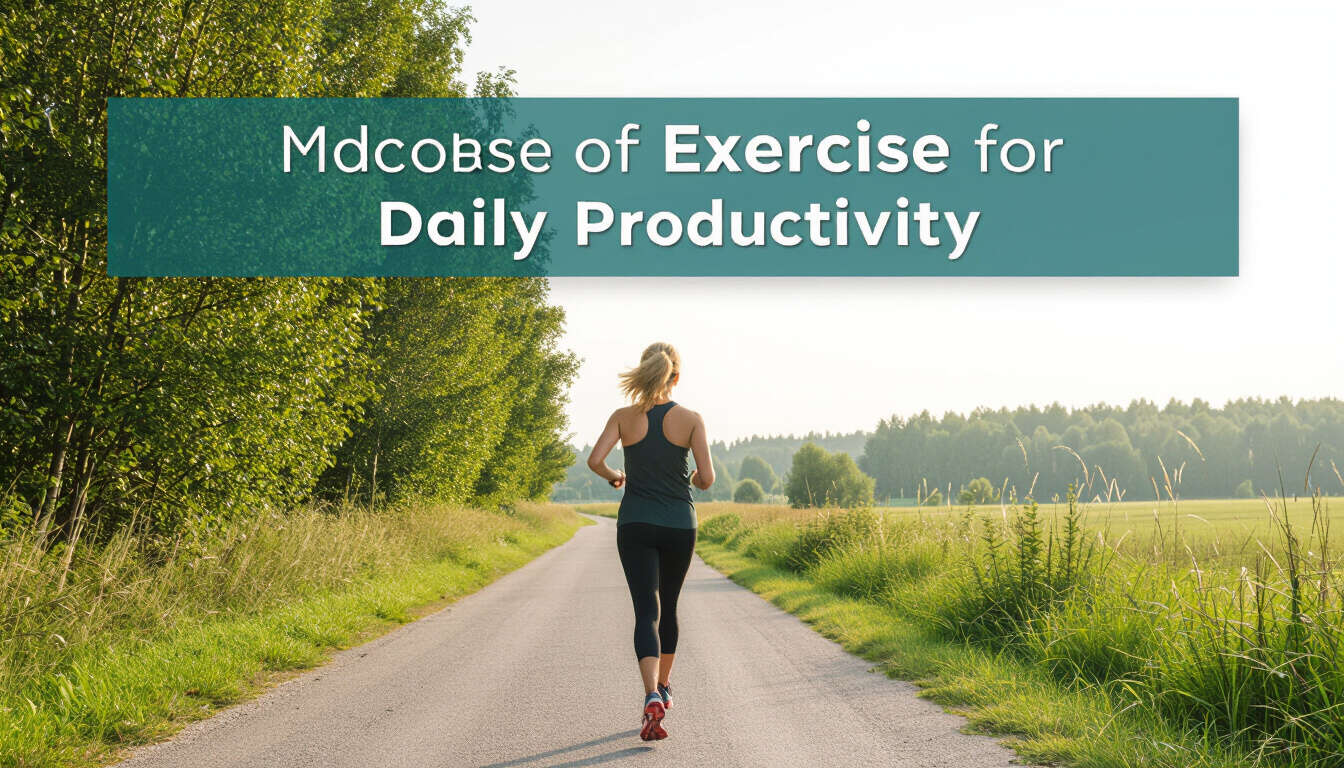 Regular exercise offers proven benefits for productivity, including better focus and energy levels. Studies show that physical activity can enhance cognitive performance and reduce stress, making it a key strategy for professionals and students.